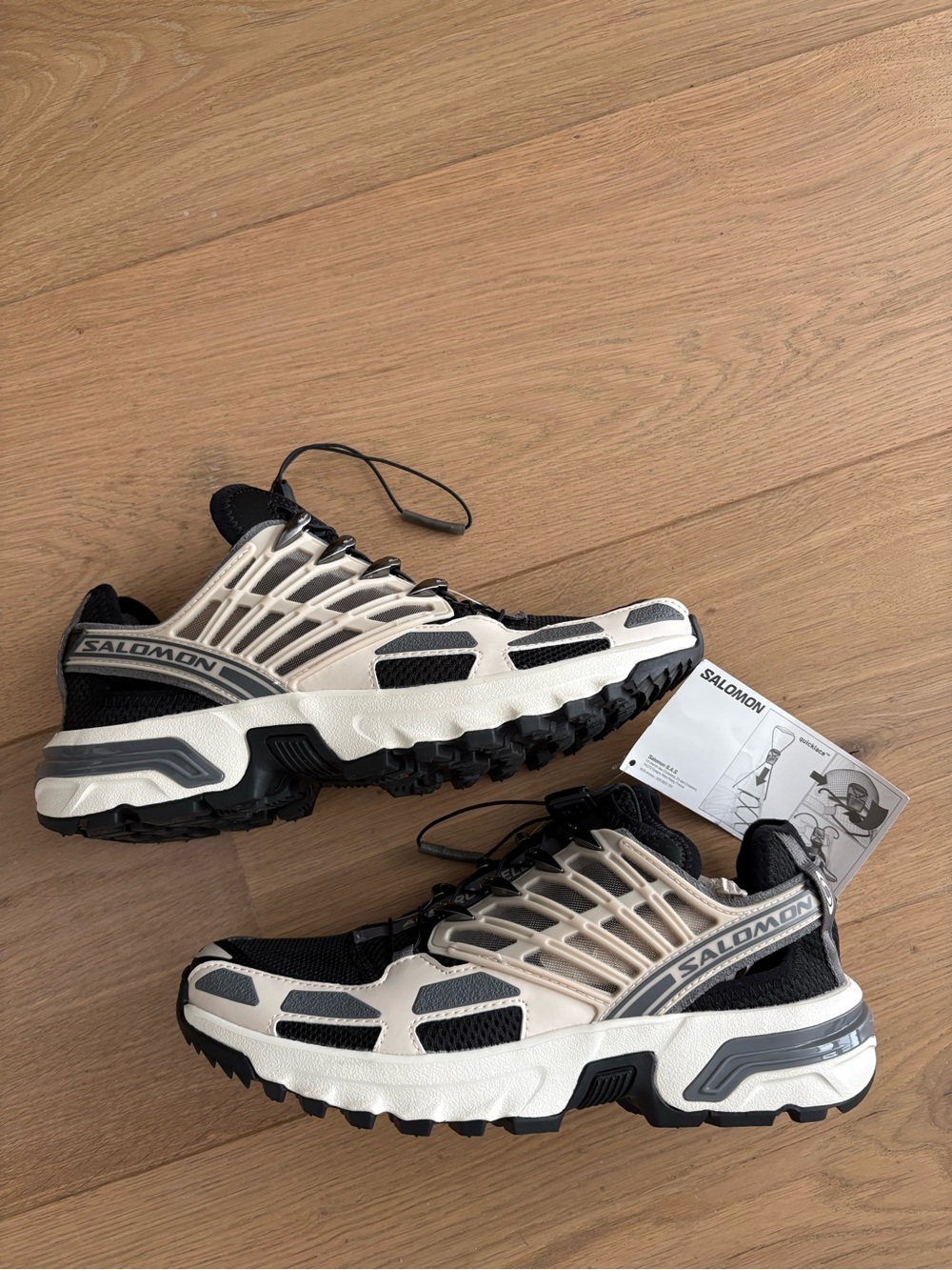 Salomon Acs Pro Shell Sneakers Rainy Day / Black / Castlerock - Picture 3 of 11